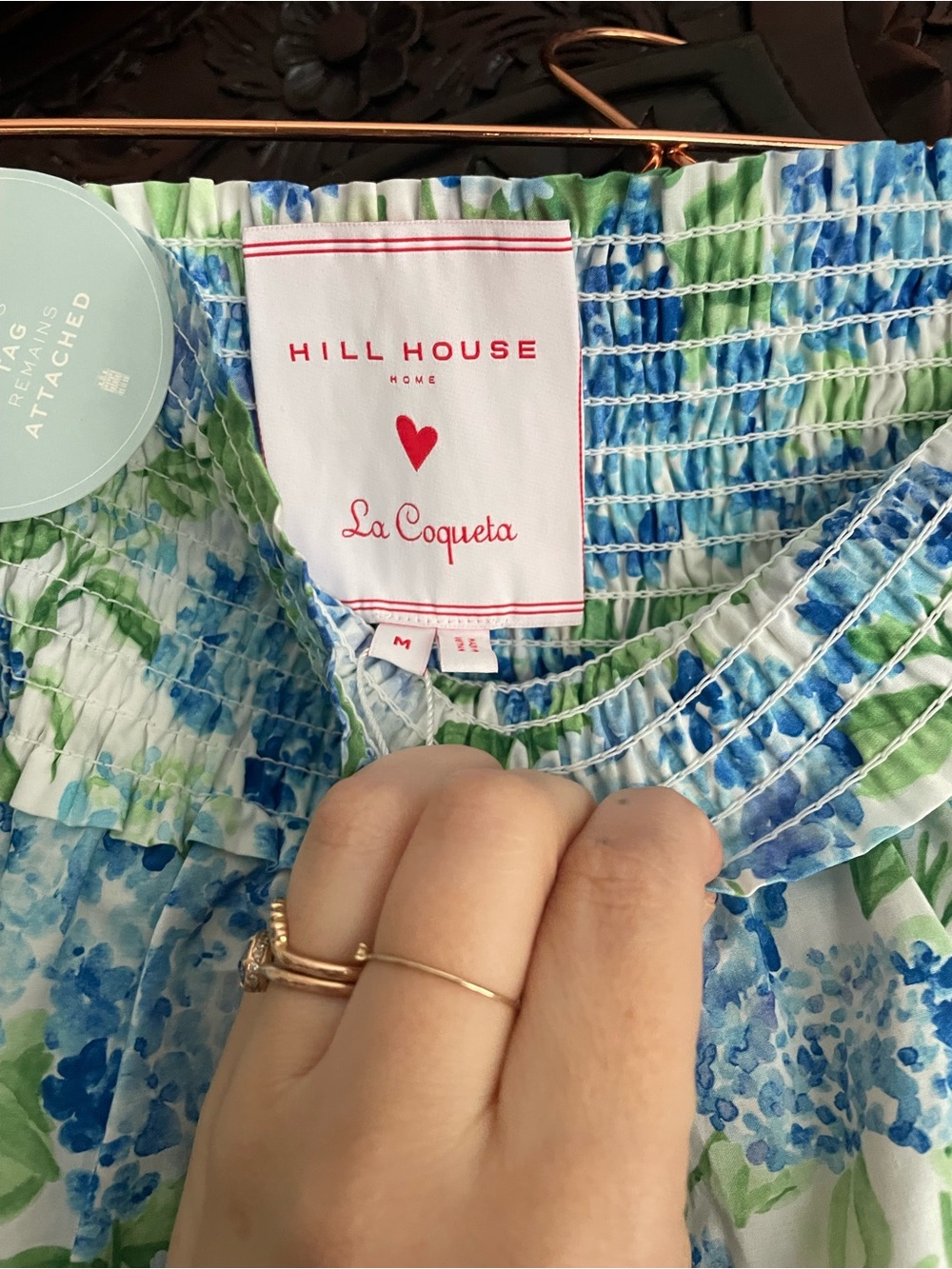 Hill House x la coqueta hydrangea skirt - Picture 3 of 3